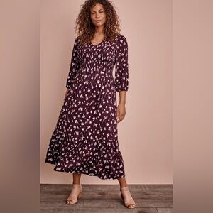 J. Jill Sleeveless Flounce Hem MIDI Dress 3X